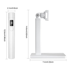 Load image into Gallery viewer, UV LED Nail Lamp Mini UV Nail Lamp for Manicure Portable Nail Dryer Stand Lamp Professional Ultraviolet Mini Nails Drying Light