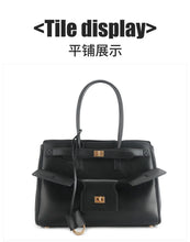 Load image into Gallery viewer, Luxury Genuine Leather Tote Bags for Women Large Capacity Travel Shoulder Bag Designer Handbags Ladies Shopping Purse