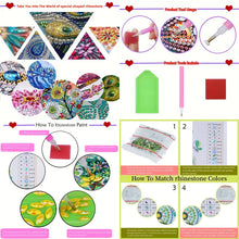 Load image into Gallery viewer, 1pc DIY Special Shape Diamond Painting Mandala for Wall without Frame Diamond Art Kits for Beginners For Holiday Party Gifts