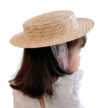 Load image into Gallery viewer, Baby Hat Fashion Straw Cap For Boys Girls Children Breathable Hat Show Kids Hat Beach Caps Summer Sun Hats