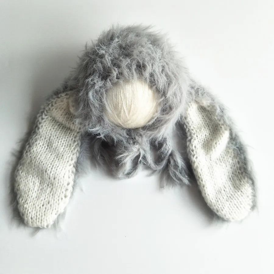 Newborn  Baby Boy Girl Cute Hats Baby Rabbit Ears Hat Infant Baby Bunny Beanie Hats Accessories Photography Props