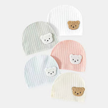 Load image into Gallery viewer, Newborn Baby Hat Spring and Autumn Models 0-3 Months Boy Girls 100% Cotton Fetal Hat Infant Accessories