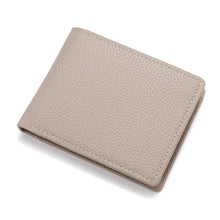 Load image into Gallery viewer, 2025 New Wallet Men Short Dollar Clip Zipper Simple Soft Leather Lightweight