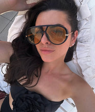 Load image into Gallery viewer, Women Brand Designer Luxury Sun Glasses Sex Vintage Oversized Sunglasses Female Black Fashion Oculos De Sol #300864