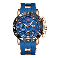 Load image into Gallery viewer, Man Watch LIGE Top Brand Luxury Sports Watches for Men Luminous Chronograph Quartz Wristwatch Big Dial Male Clock Gifts for Men