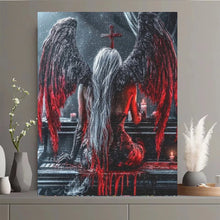 Load image into Gallery viewer, Demon Angel Diy Diamond Painting Full Square/Round 5D Diamond Embroidery Mosaic Cross Stitch Kits Home Decor Halloween Gift