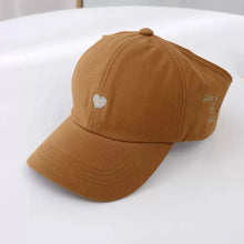 Load image into Gallery viewer, Kids Baseball Caps for Boys Girls Sun Hat Love Heart Hollow High Ponytail Caps Children Adjustable Baseball Caps for 4-12 Years