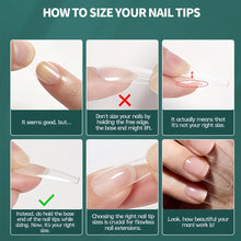 Load image into Gallery viewer, NAILPOP Soft Gel Nail Tips 600PCS Pre-Buff Full Cover Coffin Almond Oval Shaped Nail Extenison Tips Half Matte Gel X Fake Nails