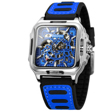Load image into Gallery viewer, Men's Mechanical Automatic Watches for Men Luxury Top Brand Hollow Square Male Wristwatches Skeleton Waterproof Reloj Hombre