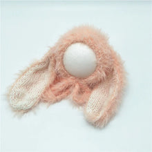 Load image into Gallery viewer, Newborn Baby Boy Girl Cute Hats Baby Rabbit Ears Hat Infant Baby Bunny Beanie Hats Accessories Photography Props
