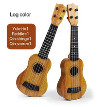Load image into Gallery viewer, 35cm Children Guitar Toy Can Be Used To Play Elementary Instruments With Paddles Simulating Yukrili Music Toys