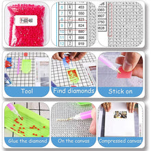 Load image into Gallery viewer, AB diamond cross stitch Cartoon Tinker Bell 5D DIY diamond embroidery rhinestone painting diamond painting