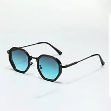Load image into Gallery viewer, 2025 New Vintage Sunglasses for Women Modern Fashionable Octagonal Glasses with Black Lenses Golden Edging Sun Glasses UV400
