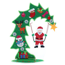 Load image into Gallery viewer, Diy Christmas-themed Diamond Painting Art Set. Double-sided luminous desktop decorative ornaments and pendants