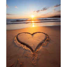Load image into Gallery viewer, Beach Love Diamond Painting Painting Decor Adult Diamond Art Landscape Full Round Interior Adults Crafts Crafts Diy Kits
