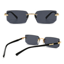 Load image into Gallery viewer, Fashion Rimless Sunglasses Men Women Populare Frameless Sun Glasses Male Female Classic Small Square Summer Traveling Shades