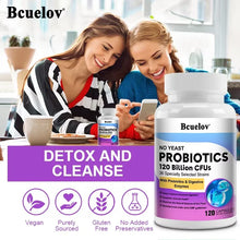 Load image into Gallery viewer, Bcuelov Probiotics 120 Billion CFU - 36 Strains with Prebiotics & Digestive Enzymes for Intestinal Digestion and Immune Support