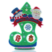 Load image into Gallery viewer, Diy Christmas-themed Diamond Painting Art Set. Double-sided luminous desktop decorative ornaments and pendants