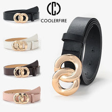 Load image into Gallery viewer, Women's Trousers Belt High Quality Women Waist Belts Fashion PU Leather Working Waistband Woman's For Jeans Belt AL039