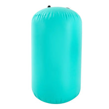 Load image into Gallery viewer, Air Roller Gymnastics Barrel Back Handspring Trainer Yoga Training Inflatable Gymnastics Tumble Mats Foldable w/ Air Pump, Green