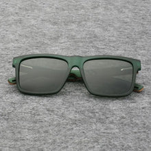 Load image into Gallery viewer, YOOSKE Bamboo Wood Leg TAC Polarized Sunglasses Men's Retro Sun Glasses Women Fashion Oversized Imitation Wood Grain Sunglasses