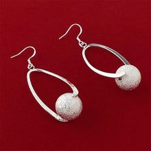 Load image into Gallery viewer, 925 Sterling Silver Fashion Beaded Earrings Suitable for Women to Wear on Important Occasions