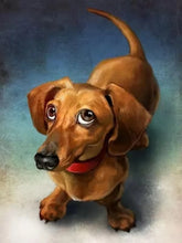 Load image into Gallery viewer, Dachshund 5D Diamond Painting Cute Pet Dog Art Mosaic Portrait DIY Diamond Embroidery Room Home Decor Art Rhinestones Handicraft