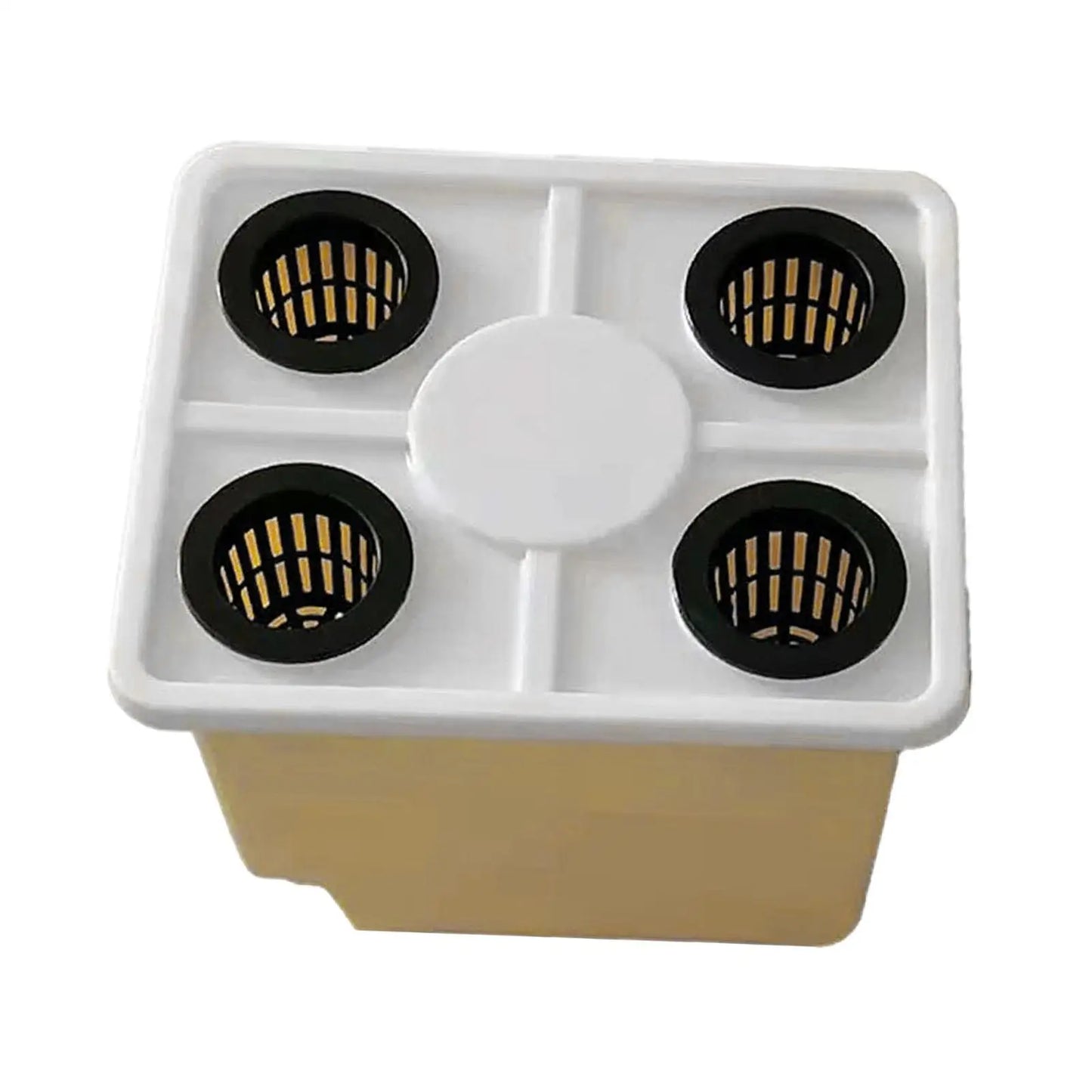 Hydroponics Bucket with Siphon Elbows Vegetables Growth Planter Smart Growing Equipment for Tomato Cucumber Pepper Planting Kit