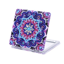 Load image into Gallery viewer, 1 DIY diamond painting art set Mandala pattern small mirror special shape crystal artificial diamond Mosaic process