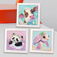 Load image into Gallery viewer, Sparkling Drill 5D DIY Diamond Painting Kit Cute Panda Diamonds Art Paint Set Suitable For Adult Release Stress Play With Family