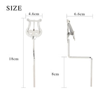 Load image into Gallery viewer, Music Stand Clarinet Trumpet Flute Winds Saxophone Baritone Portable Marching Sheet Music Stands Musical Instruments Accessories