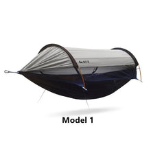 Load image into Gallery viewer, Travel Hammock, outdoor anti rollover, sun shading and anti mosquito, single or double person with mosquito ne
