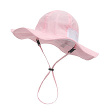 Load image into Gallery viewer, Kids Adjustable Sun Protection Breathable Daily Leisure Bucket Hat Summer Wide Brim sun hat For Fishing, Hiking, Mountaineering