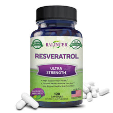 Load image into Gallery viewer, Balincer Resveratrol Capsules Support Cardiovascular Health, Antioxidants, Improve Immunity, and Promote Smooth Skin