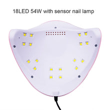 Load image into Gallery viewer, Nails Lamp UV Led Lamp Manicure 36W Nail Polish Drying Lamp Smart Sensor USB Rechargeable Nails Heating Dryer Tool