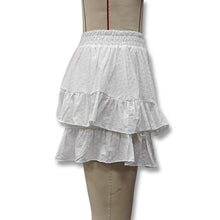 Load image into Gallery viewer, The new women's clothing in summer is a solid color high-waisted lace design sexy cake skirt skirt