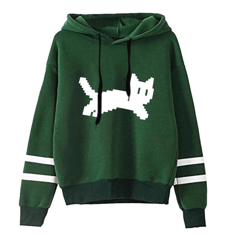 Woman Clothing Hot Sale Daily Womens Sweatshirts Fashion Pullovers Versatile Hoodies Stripe Jogging Casual Printing Sports Style