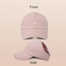 Load image into Gallery viewer, Kids Baseball Caps for Boys Girls Sun Hat Love Heart Hollow High Ponytail Caps Children Adjustable Baseball Caps for 4-12 Years