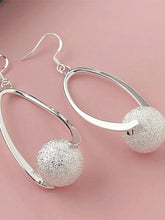 Load image into Gallery viewer, 925 Sterling Silver Fashion Beaded Earrings Suitable for Women to Wear on Important Occasions