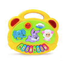 Load image into Gallery viewer, Kids Cartoon Piano Keyboard Game with Animal Sounds Flashing Light Music Baby Instrument Music Toys Educational Toys Kids Gifts