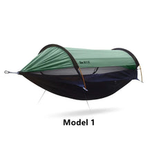 Load image into Gallery viewer, Travel Hammock, outdoor anti rollover, sun shading and anti mosquito, single or double person with mosquito ne