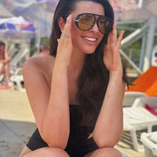 Load image into Gallery viewer, Women Brand Designer Luxury Sun Glasses Sex Vintage Oversized Sunglasses Female Black Fashion Oculos De Sol #300864