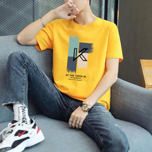 Load image into Gallery viewer, Men's T-shirt Gym Tops White Graphic Male Tees Shirts Heather 100℅ Cotton Cheap Clothes And Comfortable Streetwear Stylish Y2k