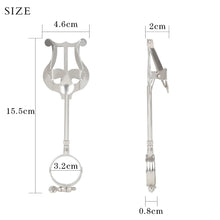 Load image into Gallery viewer, Music Stand Clarinet Trumpet Flute Winds Saxophone Baritone Portable Marching Sheet Music Stands Musical Instruments Accessories