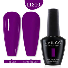 Load image into Gallery viewer, NAILCO 15ml Transparent Nude Color Series Jelly Gel Nail Polish Pink Red Nails Art Manicure Gel Varnishes Gellack Design Lacquer