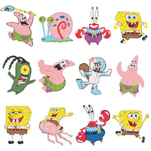 Load image into Gallery viewer, Children's Handmade Diamond Painting Sitcker Pokemon Kit Digital Rod-Shaped Diamond Painting Kit For Cartoon Nnimals Easy to DIY