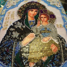 Load image into Gallery viewer, Holy Virgin Mary 5D DIY Diamond Painting Crystal Orthodox Icon Figure Decorative Cross-stitch Fashion Religion Paintings