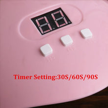 Load image into Gallery viewer, Nails Lamp UV Led Lamp Manicure 36W Nail Polish Drying Lamp Smart Sensor USB Rechargeable Nails Heating Dryer Tool