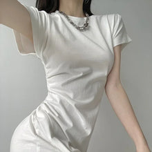 Load image into Gallery viewer, White Dresses for Women 2024 Woman Dress Clothes Midi X New in Chic and Elegant Pretty Cheap Casual Y2k Outfits Harajuku Cotton