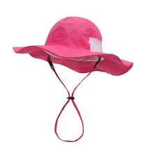 Load image into Gallery viewer, Kids Adjustable Sun Protection Breathable Daily Leisure Bucket Hat Summer Wide Brim sun hat For Fishing, Hiking, Mountaineering